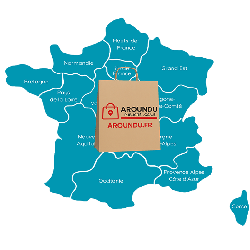 Distribution de sacs dans commerce local
